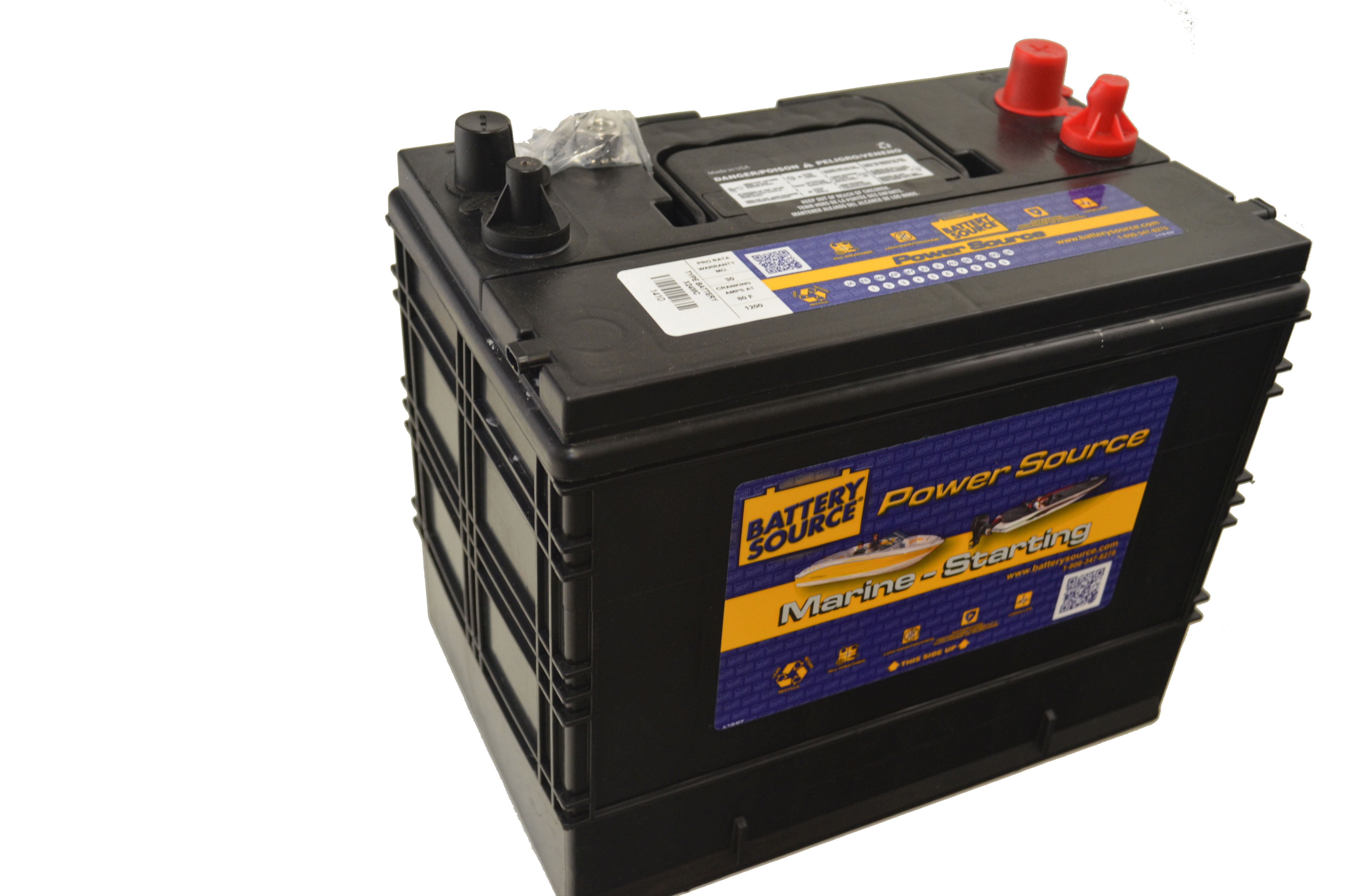 Starting battery. Battery fl357575. 12v 6mtc9. Coastal Batteries.