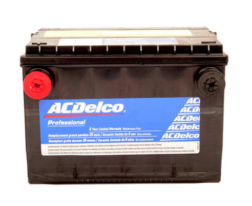 Image of 100-6YR/78VPG ACDelco Battery