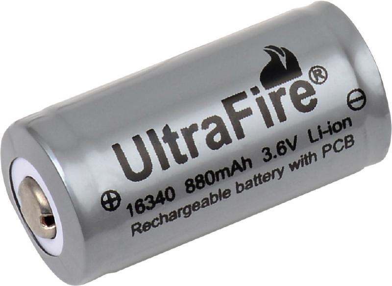 Image of 16340 Protected Li-Ion Battery