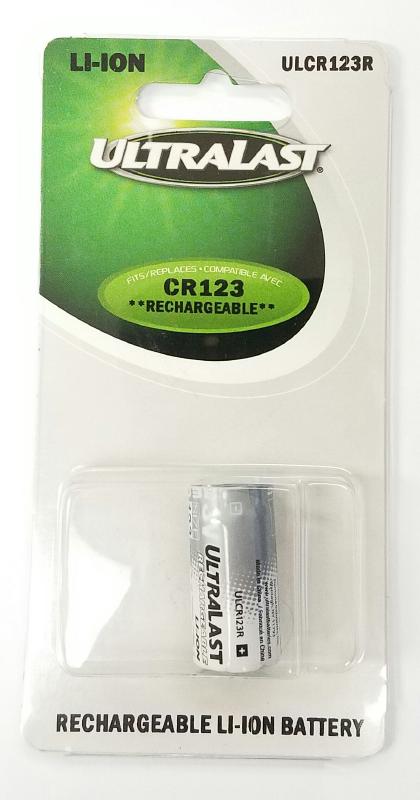 Image of CR123A Rechargeable Li-Ion Bat