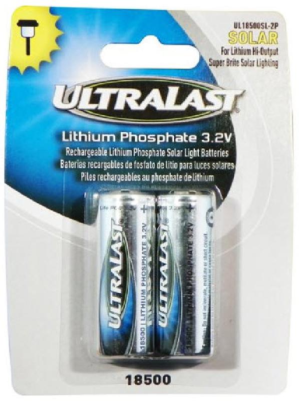 Image of LiFeP04 18500 Fat A, 2/pack