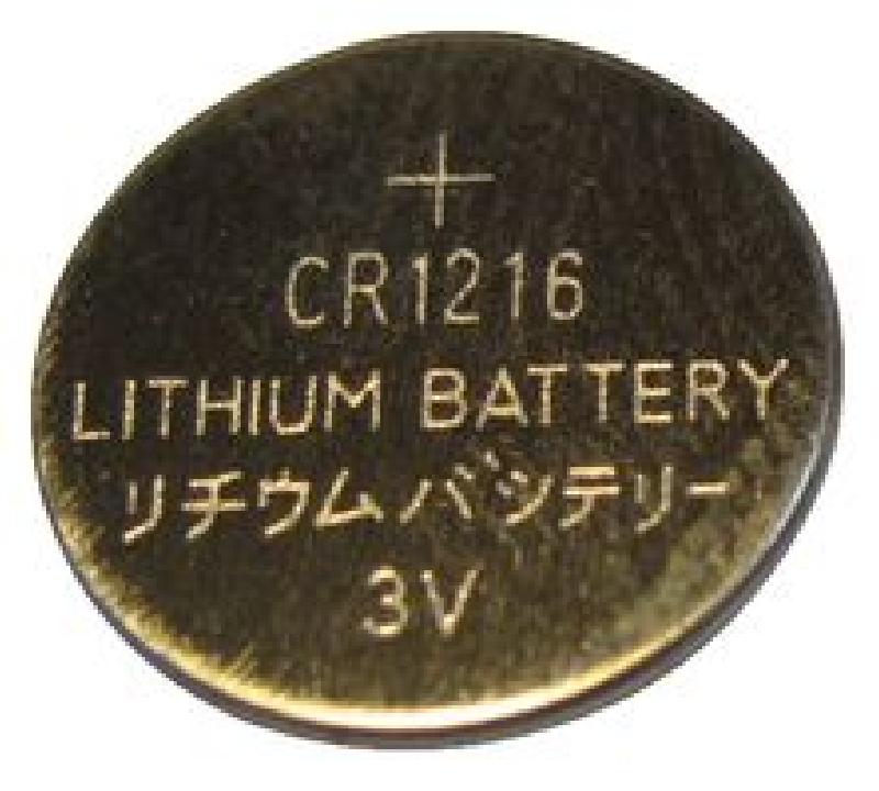 Image of CR1216 3V Lithium Coin Cell